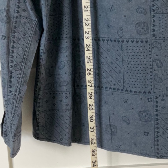 Mossimo Supply Co. Dark Patterned Shirt - Picture 8 of 11